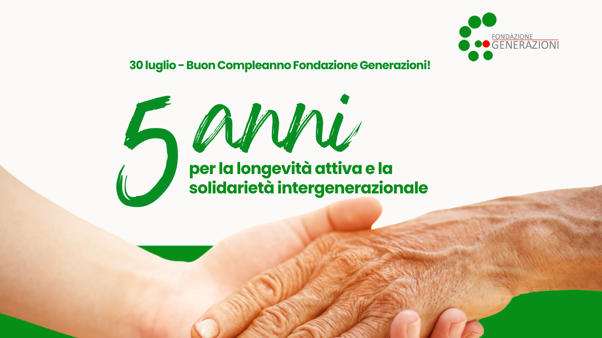 Buon compleanno Fondazione Generazioni!