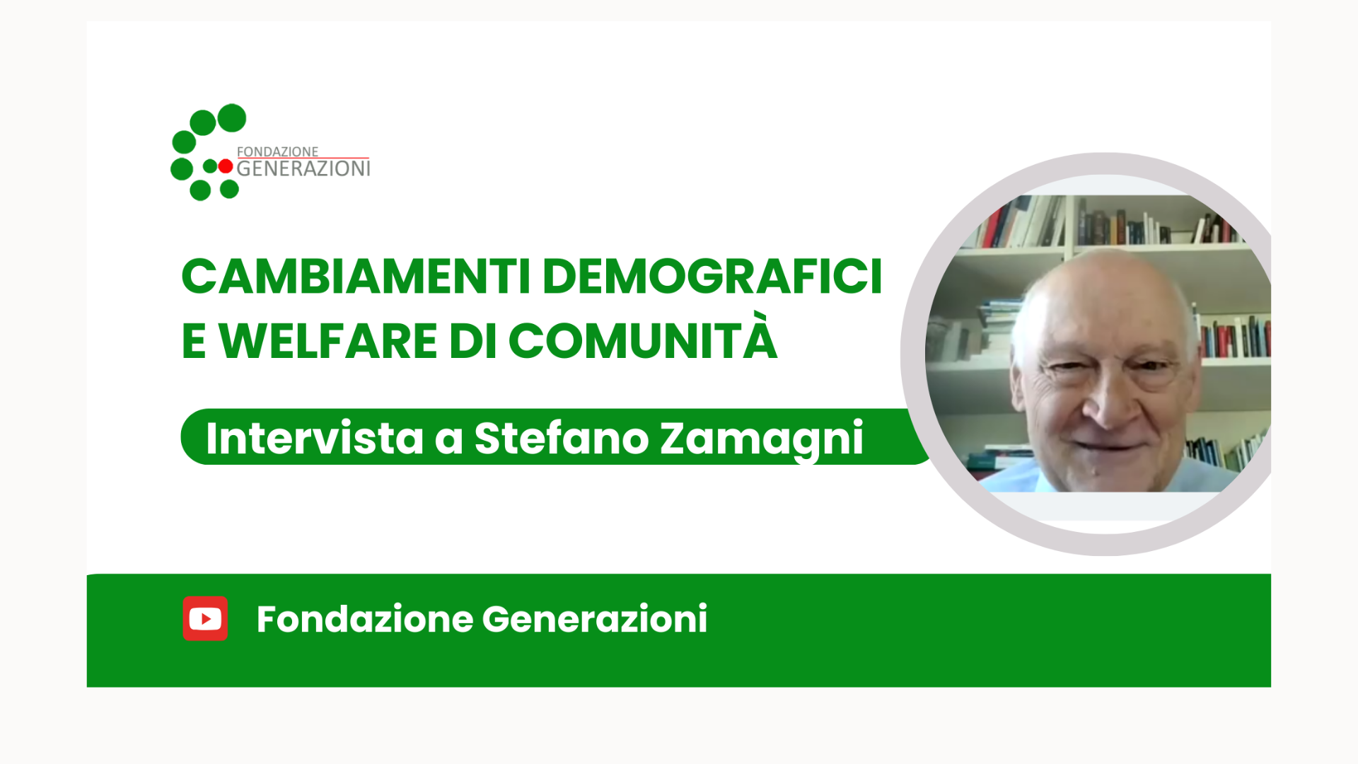 Fondazione Generazioni - Intervista a Stefano Zamagni